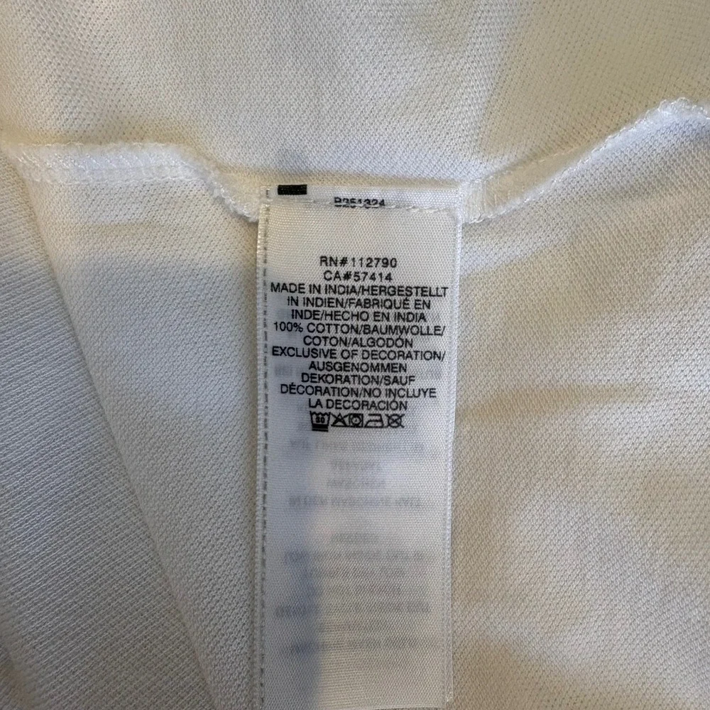 True Religion Mens Raglan Panel Polo Shirt XXL White Black Streetwear